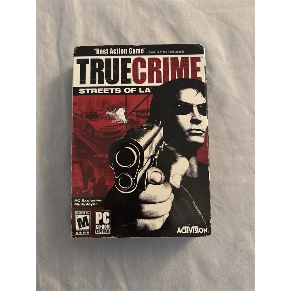 True Crime Streets of LA PC Big Box Game Sealed Factory New Original Mint